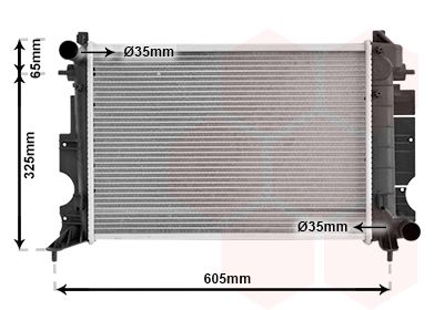 VAN WEZEL Radiators, Motora dzesēšanas sistēma 47002026